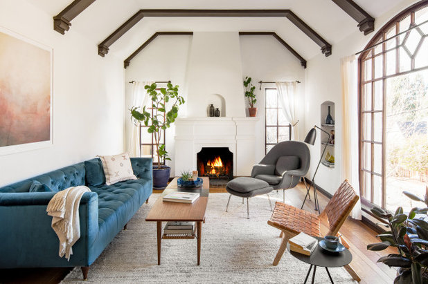 Transitional Living Room by Studio Driscoll