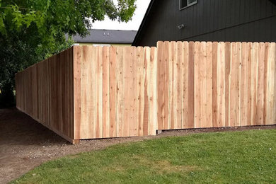Example of an exterior home design in Portland