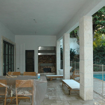 brick columns and block columns