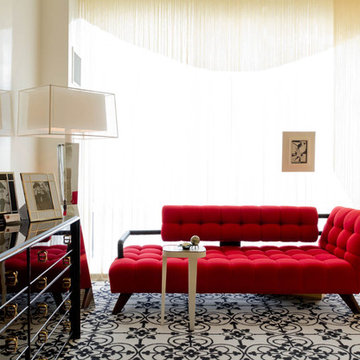 Black, White And Red All Over: Charles Pavarini III Design Associates, Inc.