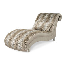 Aico Hollywood Swank Chaise by Michael Amini, Jaguar