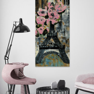 "Paris Glam" Painting Print on Wrapped Canvas