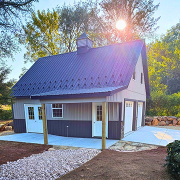 26×28 Pole Barn Garage