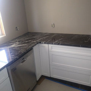"Silver Waves" Granite Countertops