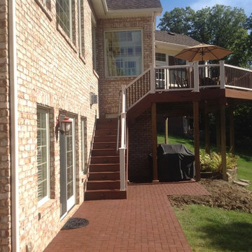 Fort Wayne AZEK Vast paver patio and TimberTech Evolutions deck