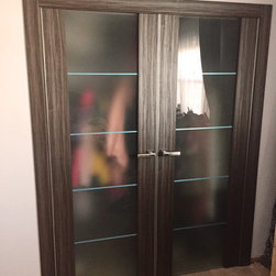 Private Residence - Unica Gray Oak - Interior Doors