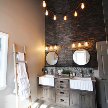 Cathedral Ceiling Master Bathroom