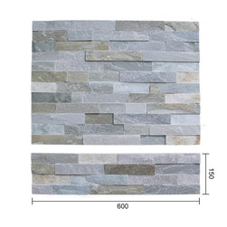 Beige Slate Panel natural stone wall cladding - Products