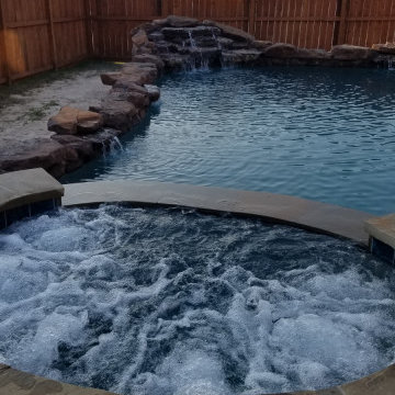Stunning + Versatile: Custom Pool + Spa with Pool House