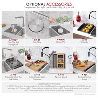 STYLISH 31 inch Double Bowl Undermount Stainless Steel Kitchen Sink