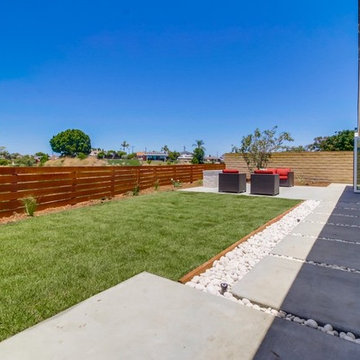 Contemporary Backyard Landscape
