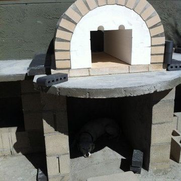 The Keyes Family Wood Fired Brick Pizza Oven in California