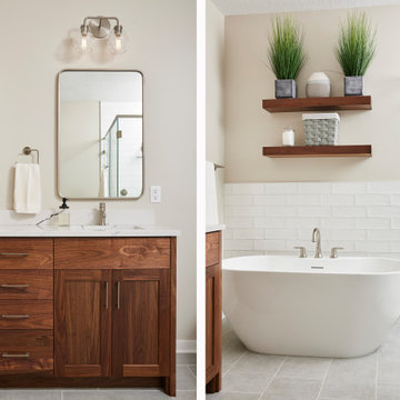 Dual Bath Remodel in Plymouth