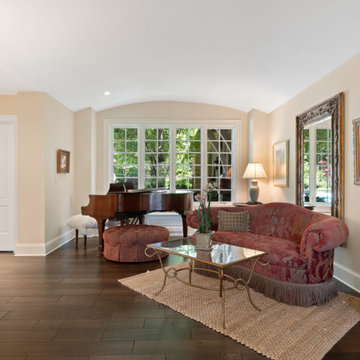 Formal Living Room with Curved Ceiling