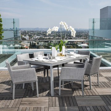 Portofino™ Sling 7pc Dining Set - Space Grey