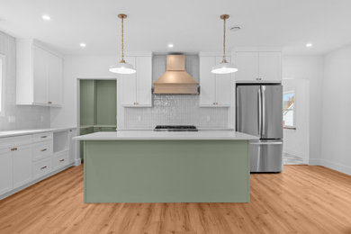 Cottage kitchen photo in Other