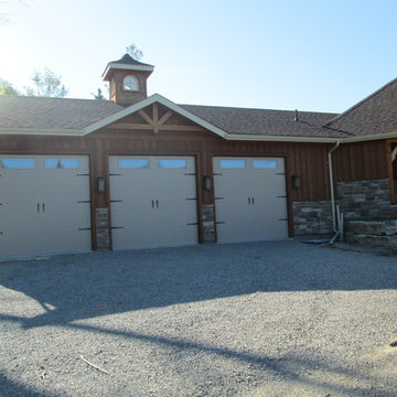 Lakefront Home with Cultured Stone Exterior