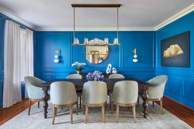Inspiration for a transitional dining room remodel in Philadelphia