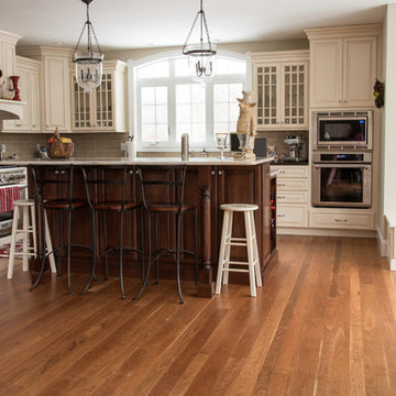 Custom Cherry Wood Floors & Stairs - New Hampshire