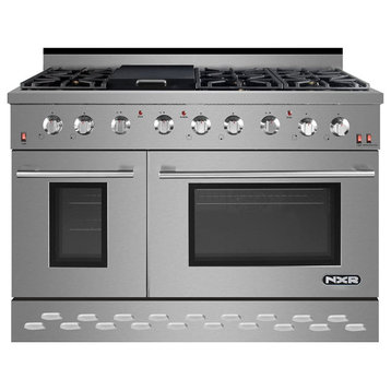 NXR 48" Pro-Style Dual Fuel Range With 7.2 cu.ft. Convection Oven, SCD4811, Propane Dual Fuel