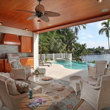 Patio entertaining area