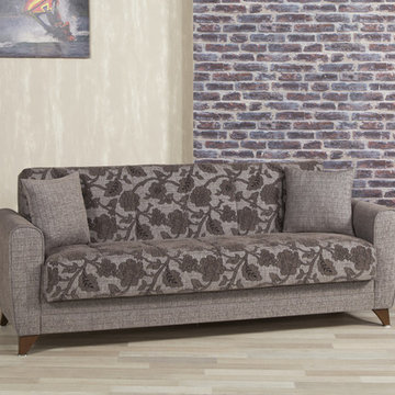 Anatolia Sofa Bed | Quantro Brown Flower