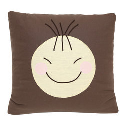 DECORATIVE PILLOWS MIAMI - Kids Pillow, Happy Baby 18"x18" - Kids Pillows