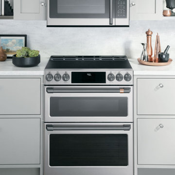 Induction and Convection Double-Oven Range