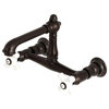 Bathroom Faucet, Wall Mount Design With Cross White Handles, Oil Rubbed Bronze