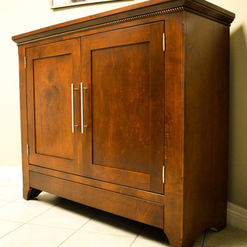 Automated TV Lift Cabinet in Solid Cherry (The Richmond)