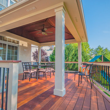 Exotic Hardwood Deck with Pavilion