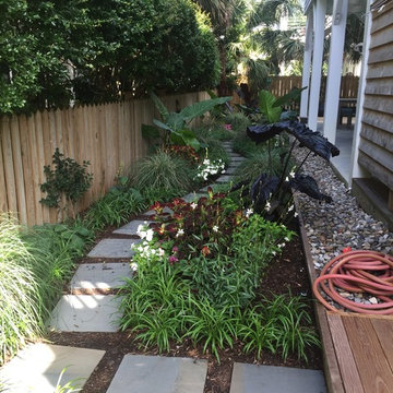 AFTER Photo - Side Garden Reversed View