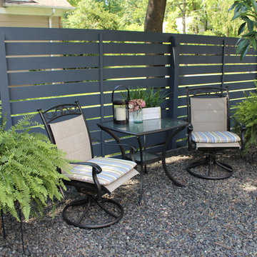 Horizontal fence added so much visual interest!