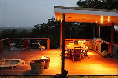 This is an example of a modern deck in Wollongong.