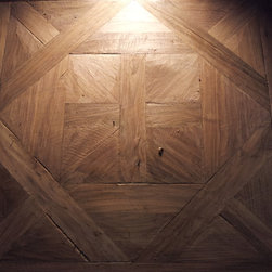 Walnut Bordeaux Pattern- Custom Hand-scraped - Hardwood Flooring