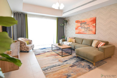 Inspiration for a contemporary home design remodel in Other