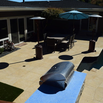 Pool Patio and Garden