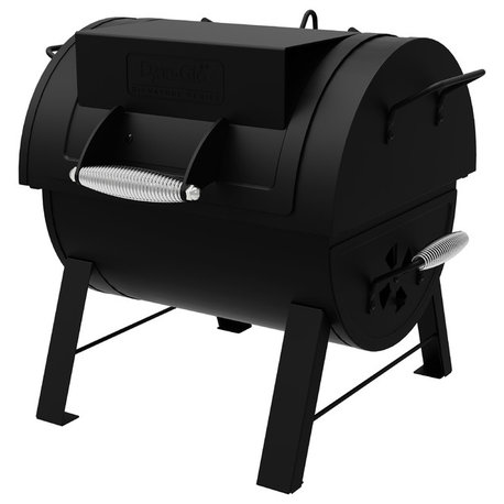 Dyna-Glo Portable Tabletop Charcoal Grill & Side Firebox