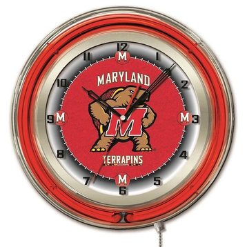 Maryland 19" Neon Clock