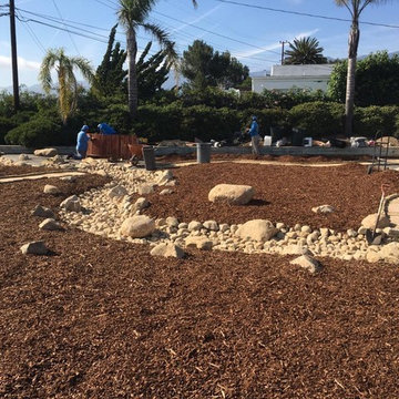 Santa Barbara Dry River Bed Installation