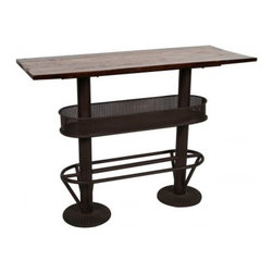 Industrial Bar Table - Indoor Pub And Bistro Tables