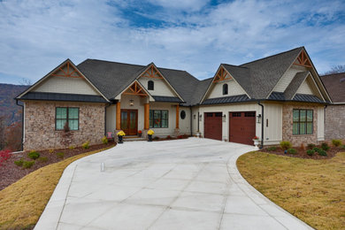 Inspiration for a craftsman exterior home remodel in Other