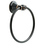 Delta Faucet - Delta Windemere II Towel Ring, Venetian Bronze - The sculpted curves of the Windemere Bath Collection bring a whimsical touch to the bath. The Towel Ring has a beautiful blend of casual/traditional design elements which will complement any decor. Finish your look today with coordinating pieces from the Windemere collection (sold separately).