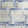 Nature 4 in x 8 in Glass Subway Tile in Cement Blue