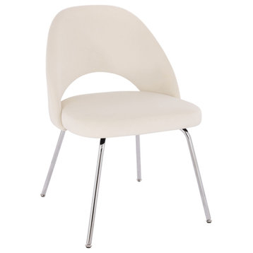 Sand Velvet Chair, Set of 4, Beige