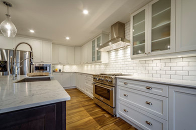 Inspiration for a craftsman kitchen remodel in Toronto