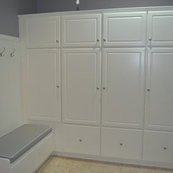 Custom Mud Room - Storage Cabinets