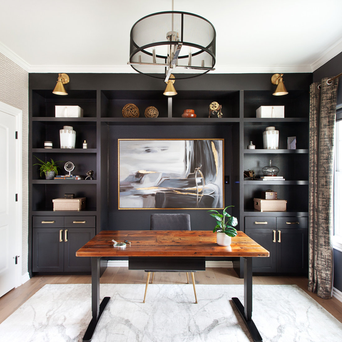 Bee Caves office design & custom built ins