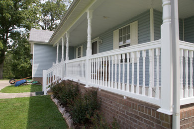 This is an example of a porch design in Huntington.