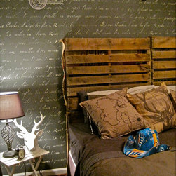 Typography Letter Wall Stencils - Products